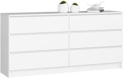  Komód K160 6sz Clp Pk Fehér