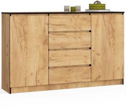  Komód K160 2d 4f Clp Pk Craft Tölgy