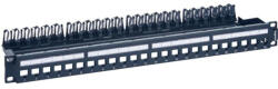 Legrand Patch panel - 1U-19" (modulok nélkül) 24db x RJ45 port fogadására fém kábeltartóval LinkeoC (632850) - pixel