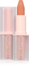 Revolution Beauty Lip Allure Soft Satin Lipstick ruj cremos cu finisaj satinat culoare Lover Nude 3.2 g