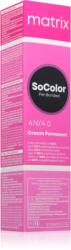 Matrix SoColor Pre-Bonded Culoare permanenta pentru par pentru acoperirea firelor albe culoare 4N 90 ml