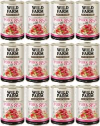 Wild Farm PURE MONO Pork Apple and Quinoa 12x400 g - hrană monoproteică pentru câini