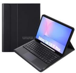Gigapack Samsung Tab S10 FE Plus WIFI / Tab S10 FE Plus LTE GIGAPACK Tok álló, bőr hatású FLIP, angol nyelvű, FEKETE (GP-169360) (GP-169360)