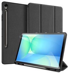 Dux Ducis Samsung Tab S10 FE Plus WIFI DUX DUCIS DOMO tok álló, bőr hatású aktív FLIP, ceruza tartó, FEKETE (GP-169343) (GP-169343)