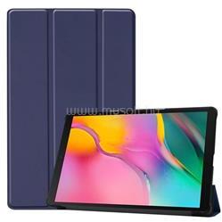 Gigapack Samsung Tab A 10.1 LTE (2019) GIGAPACK Tok álló, bőr hatású aktív FLIP, asztali tartó, SÖTÉTKÉK (GP-87271) (GP-87271)