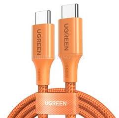 UGREEN L502 adatkábel Type-C - Type-C, 100cm, NARANCSSÁRGA (UGREEN_95493) (UGREEN_95493)