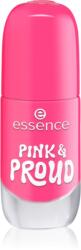 essence Gel Nail Polish géles körömlakk árnyalat 22 PINK & PROUD 8 ml