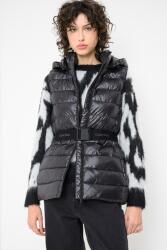 Calvin Klein CALVIN KLEIN, Kapucnis pufimellény övvel, Fekete, L (LV044D562G-UB1-L)
