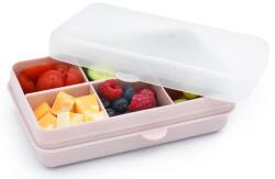 Melii Кутия за храна Melii - Mini Snackle Box, 6 отделения, розова (ML19260)