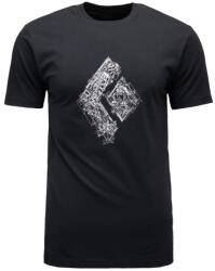 Black Diamond M Engineered Diamond Ss Tee férfi póló M / fekete