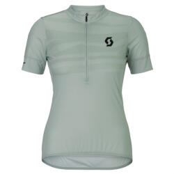 Scott Jersey W's Endurance LT SS női kerékpáros mez S / zöld/szürke