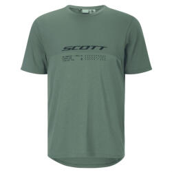 Scott Tee M's Vertic DRI SS férfi kerékpáros póló M / sötétzöld