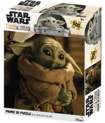  Disney: Star Wars - The Mandalorian Yoda 3D puzzle 500 db-os (PRI-32645)
