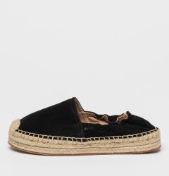 BOSS BOSS, Madeira nyersbőr espadrilles jutarátétekkel, Fekete, 35 (50542344-001-35)