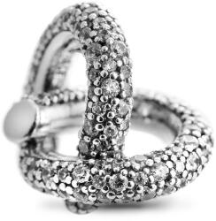PANDORA 793771C01 Pavé végtelen csomó szív charm (Ag925/1000, 3, 6 g)