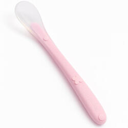 Bocioland Lingurita, Bocioland, Din silicon, 6 luni+, Pink (BL231) Set pentru masa bebelusi
