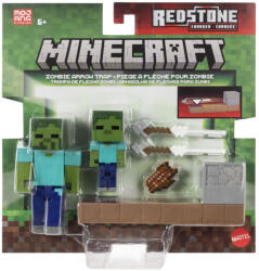 Mattel Redstone Charged Set Capcana Cu Sageti Pentru Zombi Figurina Cu Accesorii (MTJKK00_JKK03) - roua Figurina