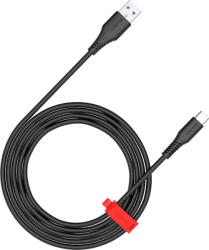 CANYON cable Onwire 18TP USB-A to USB-C 2m Black (CNS-AC18SC20B)