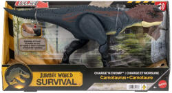 JURASSIC World Survival Charge And Chomp Dinozaur Interactiv Carnotaurus (MTJKG85) Figurina