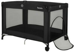 Lionelo Patut pliant, Lionelo, Amelie, Cu intrare laterala, 100.5×70.5 cm, Include salteluta, roti, geanta pentru transport, Constructie - roua - 261,00 RON