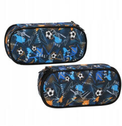 Starpak Penar neechipat Starpak Football, 1 fermoar, 1 extensie, 5x22x9.5cm, 550906 (P4617) Penar