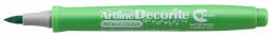 Artline Marker ARTLINE Decorite, varf flexibil (tip pensula) - verde metalizat (EDFM-F-GR)