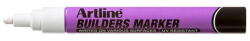 Artline Marker ARTLINE, pentru constructori, corp plastic, varf rotund 2.3mm - alb (EKPR-BDM-WH) - forit