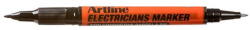 Artline Marker ARTLINE, pentru electricieni, corp plastic, 2 capete, varfuri rotunde 0.4/1.0mm - negru (EKPR-ELFT-BK)