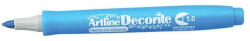 Artline Marker ARTLINE Decorite, varf rotund 1.0mm - albastru metalizat (EDFM-1-BL)