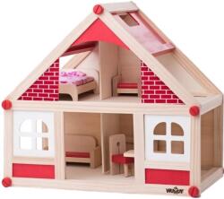 Woodyland Casa de păpuși mică pentru copii Woody cu accesorii (91328) Casuta papusi