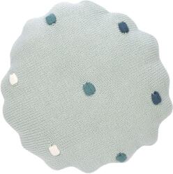 Lassig Pernă tricotată Lassig - Dots, 25 x 25 cm, mentă (4042183406640)