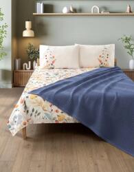 Rakla Set de pat cu cuvertură Rakla - Fayette, 4 piese, Blue (Rakla 269) Lenjerie de pat
