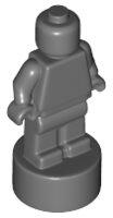 LEGO® Parts 90398dbg - Statuetă trofeu (gri inchis) (90398dbg)