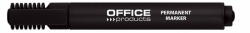 Office Products Permanent marker, varf tesit 1-5mm, corp plastic, Office Products - negru (OF-17071311-05)