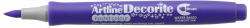 Artline Marker ARTLINE Decorite, varf flexibil (tip pensula) - mov pastel (EDF-F-PPR)