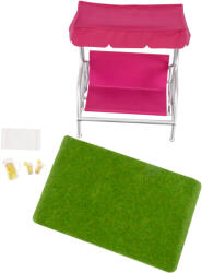 Lori Dolls Set mobilier pentru papusi Lori Dolls - Mobilier de gradina (LO37032Z) Casuta papusi