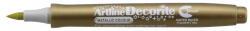 Artline Marker ARTLINE Decorite, varf flexibil (tip pensula) - auriu (EDFM-F-GD)