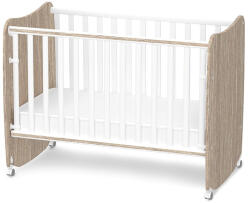 Lorelli Pătuț pentru bebeluși Lorelli Premium - Stars, 60 x 120 cm, alb/ambar (10150610035A)