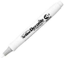 Artline Marker ARTLINE Decorite, varf rotund 1.0mm - alb (EDF-1-WH)
