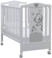 Bambino Casa Pătuț pentru bebeluși Bambino casa - Fiori, grigio (2045)
