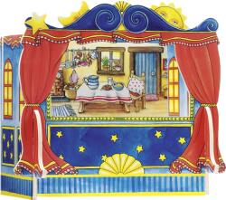 Goki Joc din lemn Goki - Teatru de papusi (51786) Casuta papusi