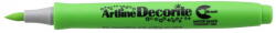 Artline Marker ARTLINE Decorite, varf flexibil (tip pensula) - vernil (EDF-F-YGR)