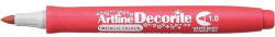 Artline Marker ARTLINE Decorite, varf rotund 1.0mm - rosu metalizat (EDFM-1-RE)