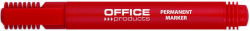 Office Products Permanent marker, varf rotund 1-3mm, corp plastic, Office Products - rosu (OF-17071211-04)