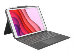Logitech Combo Touch iPad 10, 2-10, 9' tok QWERTY Nordic billenytűzettel oxford szürke (920-011440) (920-011440)