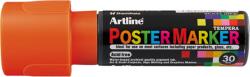 Artline Marker pentru poster ARTLINE, corp plastic, varf tesit 30mm - portocaliu fluorescent (EK-EPP30-FOG)