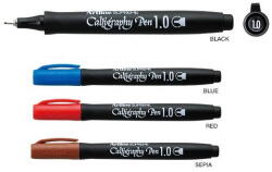 Artline Marker ARTLINE Supreme Calligraphy, varf tesit din fetru 1.0mm - negru (EPF-241-BK)