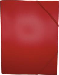 Optima - prod din plastic Mapa plastic cu elastic pe colturi, 400 microni, Optima - rosu (OP-510540007)