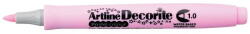 Artline Marker ARTLINE Decorite, varf rotund 1.0mm - roz pastel (EDF-1-PPK)