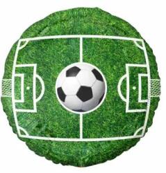 GoDan Futball mintás fólia lufi - kerek, 36 cm, csomagolt